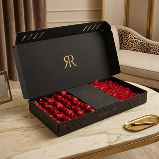 X-Large Box of 101 Roses - "Leopardia Majestique"